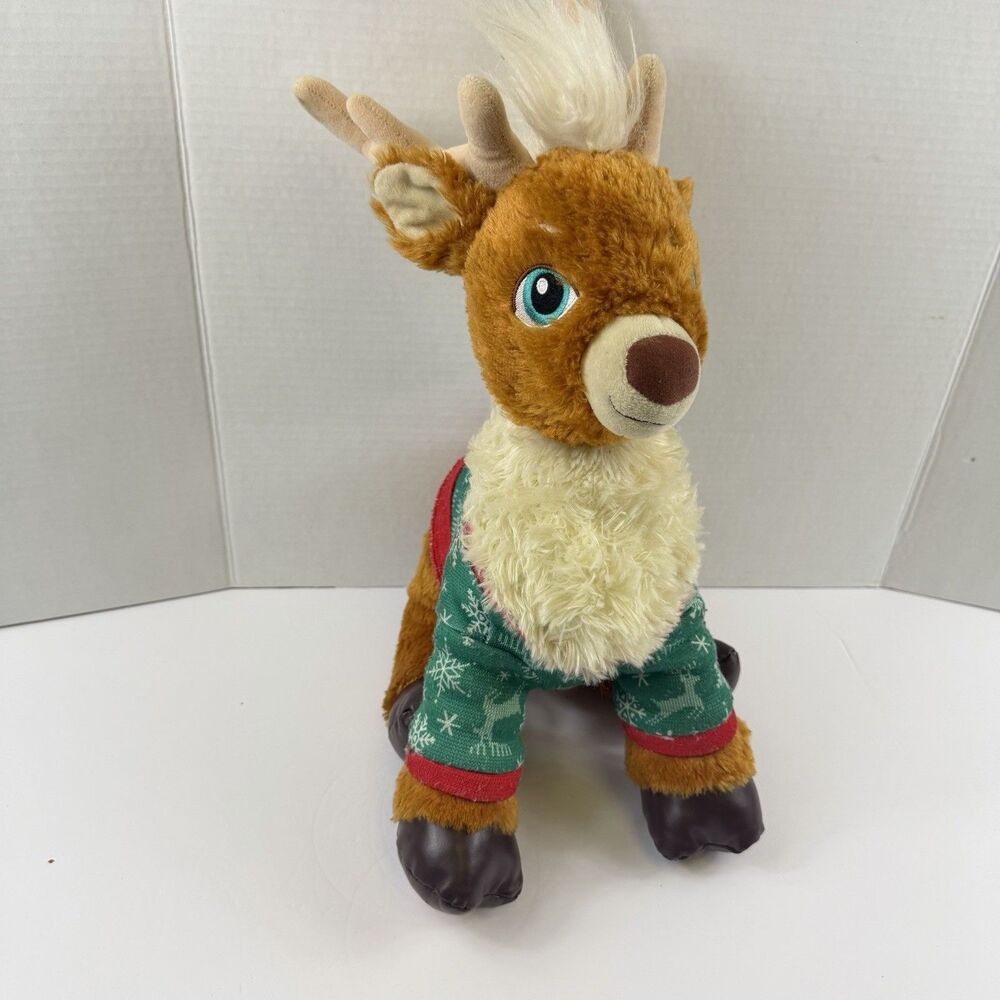 Build-A-Bear Workshop Reindeer Plush Stuffed Animal Toy 2023 Brown White Deer